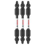 Bosch ITDEP2R22503 3-Pc Impact Tough 2.5" Phillips/Square Double-Ended Bits