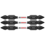 Bosch ITDEPH12503 3 pc. Impact Tough 2.5 In. Phillips #1 Double-Ended Bits