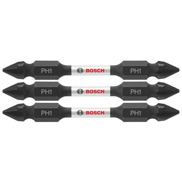 Bosch ITDEPH12503 3 pc. Impact Tough 2.5 In. Phillips #1 Double-Ended Bits