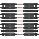 Bosch ITDEPH135B 3.5" Phillips No 1 Double Ended Impact Driver Bits (10 Pack)