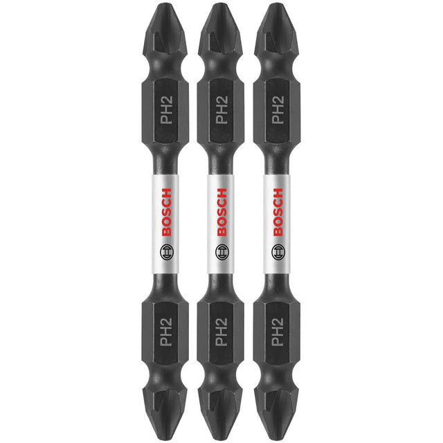 Bosch ITDEPH22503 3 pc. Impact Tough 2.5 In. Phillips #2 Double-Ended Bits