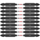 Bosch ITDEPH235B 10-Pc Impact Tough 3.5" Phillips #2 Double-Ended Bits