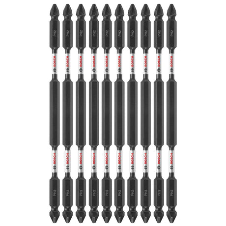 Bosch ITDEPH26B 10-Pc Impact Tough 6" Phillips #2 Double-Ended Bits