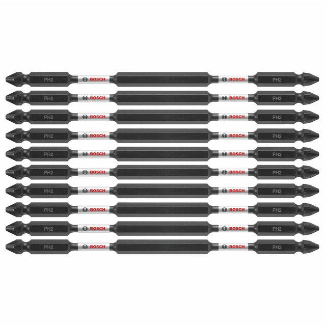 Bosch ITDEPH26B 6" Phillips No 2 Double-Ended Impact Tough Driver Bits (10 Pack)