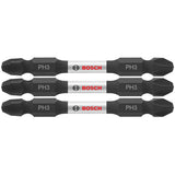 Bosch ITDEPH32503 3 pc. Impact Tough 2.5 In. Phillips #3 Double-Ended Bits