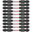 Bosch ITDEPH325B 10-Pc Impact Tough 2.5" Phillips #3 Double-Ended Bits