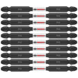 Bosch ITDEPH335B 10-Pc Impact Tough 3.5" Phillips #3 Double-Ended Bits