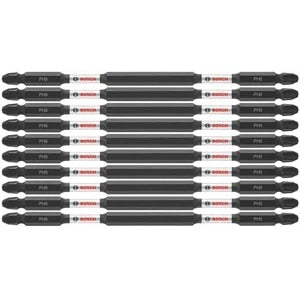 Bosch ITDEPH36B 6" Phillips No 3 Double-Ended Impact Driver Bits (10 Pack)