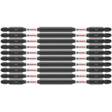 Bosch ITDEPH36B 10-Pc Impact Tough 6" Phillips #3 Double-Ended Bits