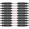 Bosch ITDESQ135B 10-Pc Impact Tough 3.5" Square #1 Double-Ended Bits