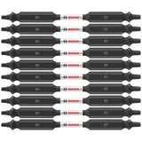 Bosch ITDESQ135B 10-Pc Impact Tough 3.5" Square #1 Double-Ended Bits