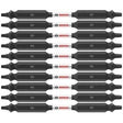Bosch ITDESQ135B 3.5" Square No 1 Double Ended Impact Tough Screwdriver Bits (10 Pack)