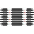 Bosch ITDESQ16B 10-Pc Impact Tough 6" Square #1 Double-Ended Bits