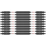 Bosch ITDESQ16B 10-Pc Impact Tough 6" Square #1 Double-Ended Bits