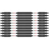 Bosch ITDESQ16B 10-Pc Impact Tough 6" Square #1 Double-Ended Bits