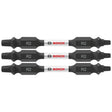 Bosch ITDESQ22503 3 pc. Impact Tough 2.5 In. Square #2 Double-Ended Bits