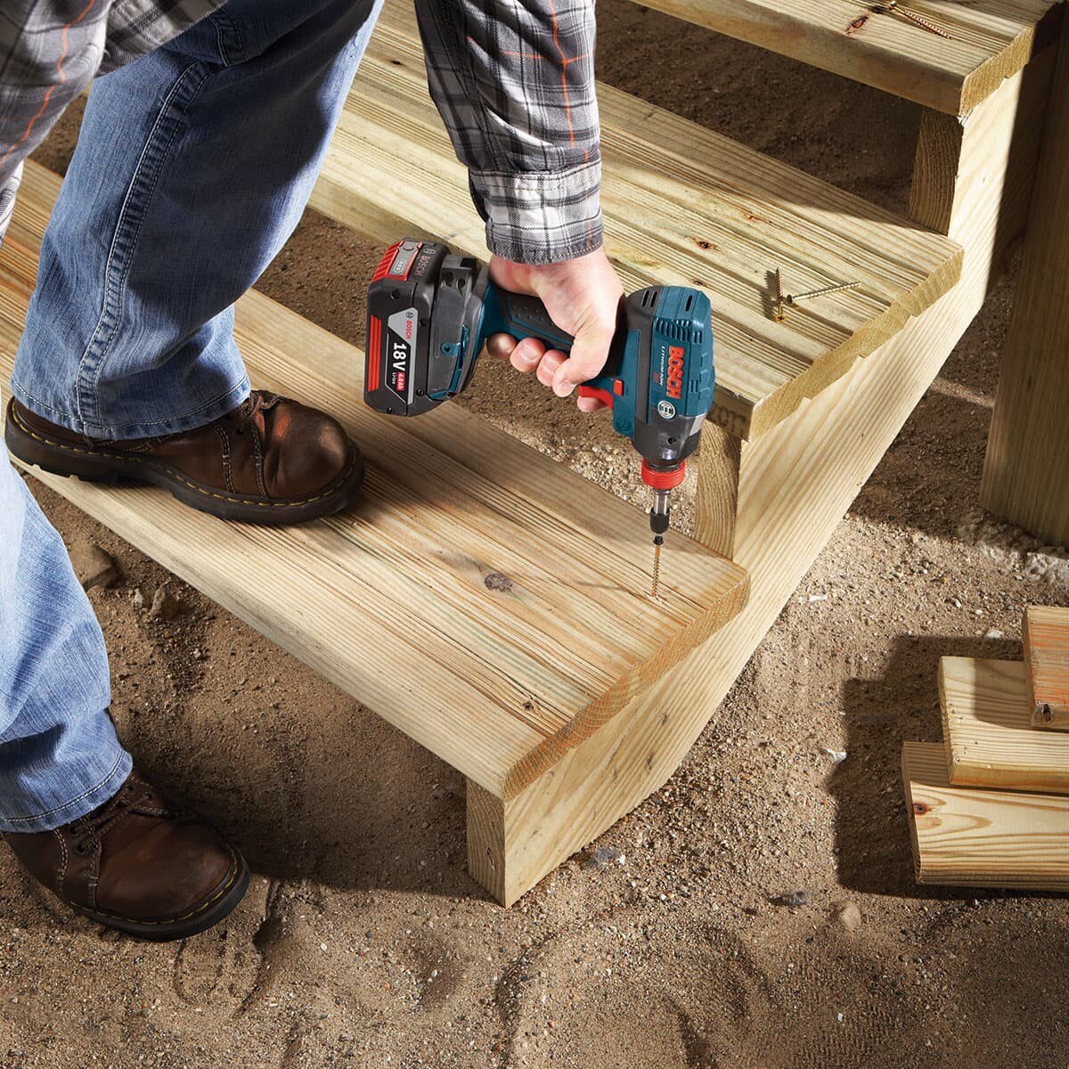 Bosch ITDESQ2601 Impact Tough 6 In. Square #2 Double-Ended Bit - 6