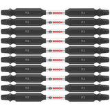 Bosch ITDESQ335B 10-Pc Impact Tough 3.5" Square #3 Double-Ended Bits