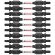 Bosch ITDET1525B 10-Pc Impact Tough 2.5" Torx #15 Double-Ended Bits