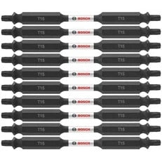 Bosch ITDET1535B 3.5" T15 Double Ended Impact Tough Torx Bits (10 Pack)