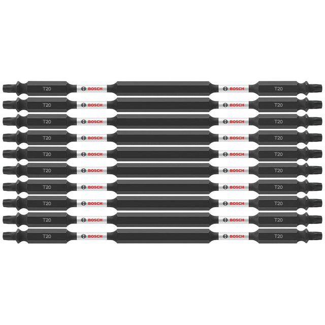 Bosch ITDET206B 10-Pc Impact Tough 6" Torx #20 Double-Ended Bits