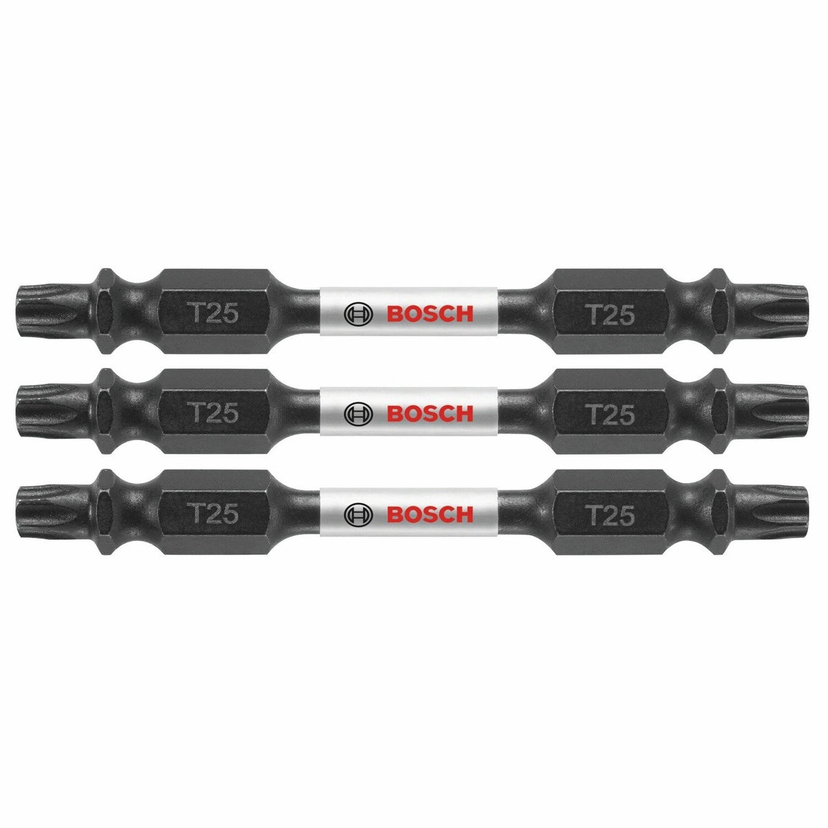 Bosch ITDET252503 3 pc. Impact Tough 2.5 In. Torx #25 Double-Ended Bits