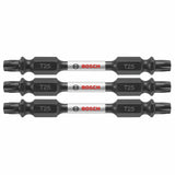Bosch ITDET252503 3 pc. Impact Tough 2.5 In. Torx #25 Double-Ended Bits