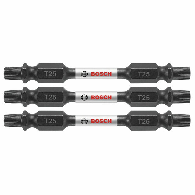 Bosch ITDET252503 3 pc. Impact Tough 2.5 In. Torx #25 Double-Ended Bits