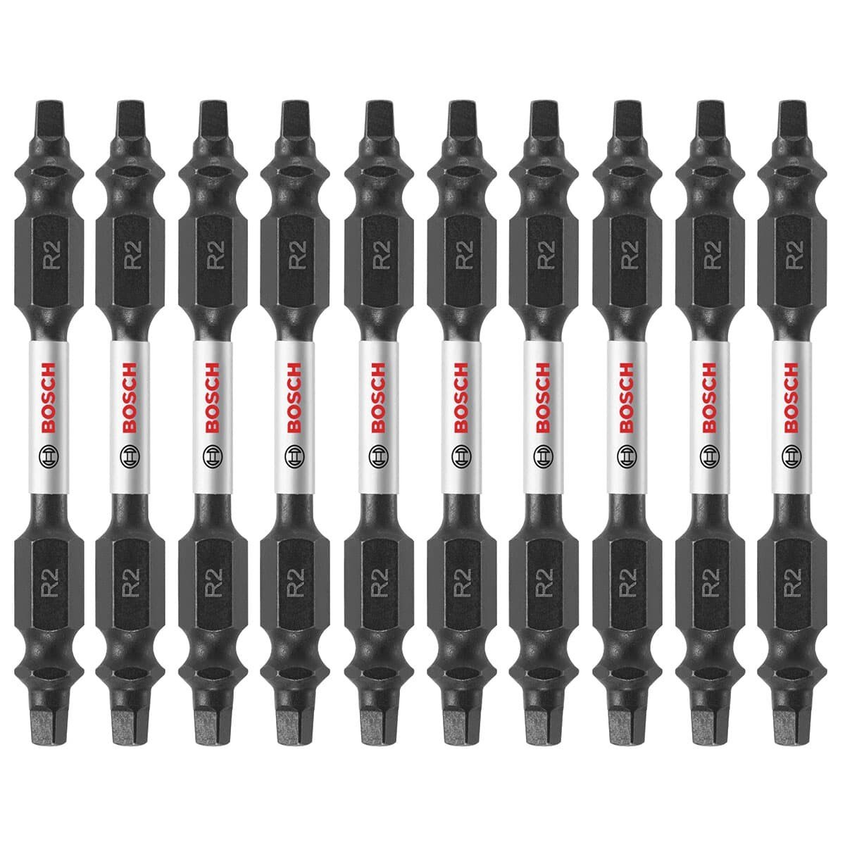 Bosch ITDET2525B 10-Pc Impact Tough 2.5" Torx #25 Double-Ended Bits