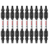 Bosch ITDET2525B 10-Pc Impact Tough 2.5" Torx #25 Double-Ended Bits
