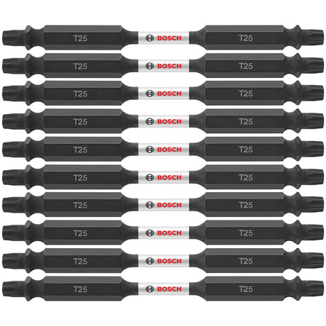 Bosch ITDET2535B 10-Pc Impact Tough 3.5" Torx #25 Double-Ended Bits