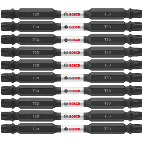 Bosch ITDET3035B 10-Pc Impact Tough 3.5" Torx #30 Double-Ended Bits