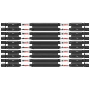 Bosch ITDET306B 6" T30 Torx Impact Tough Double-Ended Screwdriver Bits (10 Pack)