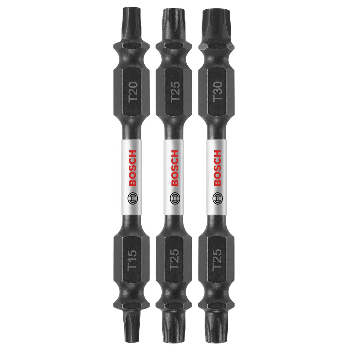 Bosch ITDETV2503 3 pc. Impact Tough 2.5 In. Torx Double-Ended Bit Set