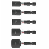 Bosch ITDNSV105 Driven 1-7/8" Impact Nutsetter Set for 1/4" Hex Impact Drivers (5 Pack)