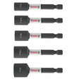 Bosch ITDNSV205 Driven 2-9/16" Impact Nutsetter Set with Magnetic Tips (5 Pack)