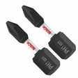 Bosch ITDPH1102 1" Impact Phillips No 1 Insert Bits with Magnetic Tip (2 Pack)