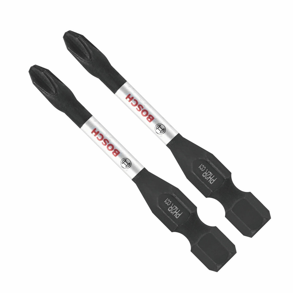 Bosch ITDPH2R202 2" Driven Impact Phillips No 2R Reduced Power Bits (2 Pack)