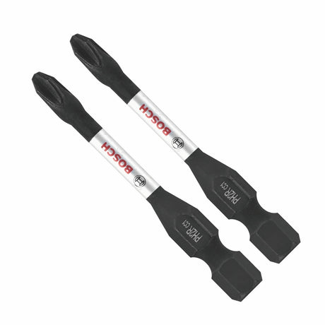Bosch ITDPH2R202 2" Driven Impact Phillips No 2R Reduced Power Bits (2 Pack)