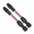 Bosch ITDPH3202 2" Driven Impact Phillips P3 Power Bits with Magnetic Tip (2 Pack)