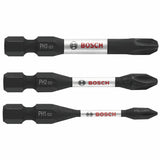 Bosch ITDPHV203 2" Driven Impact Phillips Power Bit Set (3 Pack)