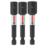 Bosch ITNS2492 3 pc. Impact Tough 2-9/16 In. Nutsetter Set