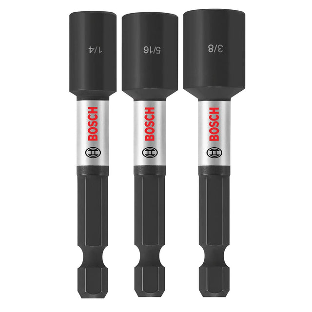 Bosch ITNS2492 3 pc. Impact Tough 2-9/16 In. Nutsetter Set