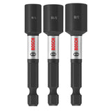 Bosch ITNS2492 3 pc. Impact Tough 2-9/16 In. Nutsetter Set
