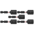 Bosch ITNS38B (5) Impact Tough 3/8 In. x 1-7/8 In. Nutsetters (Bulk Pack)