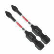 Bosch ITPH1202 2" Impact Tough Phillips No. 1 Power Bits (2 Pack)