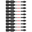 Bosch ITPH12B 10-Pc Impact Tough 2" Phillips #1 Power Bits