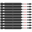 Bosch ITPH135B 10-Pc Impact Tough 3.5" Phillips #1 Power Bits