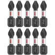 Bosch ITPH21B 10-Pc Impact Tough 1" Phillips #2 Insert Bits
