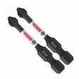 Bosch ITPH2202 2" Impact Tough Phillips No 2 Power Bits with 1/4" Hex Shank (2 Pack)